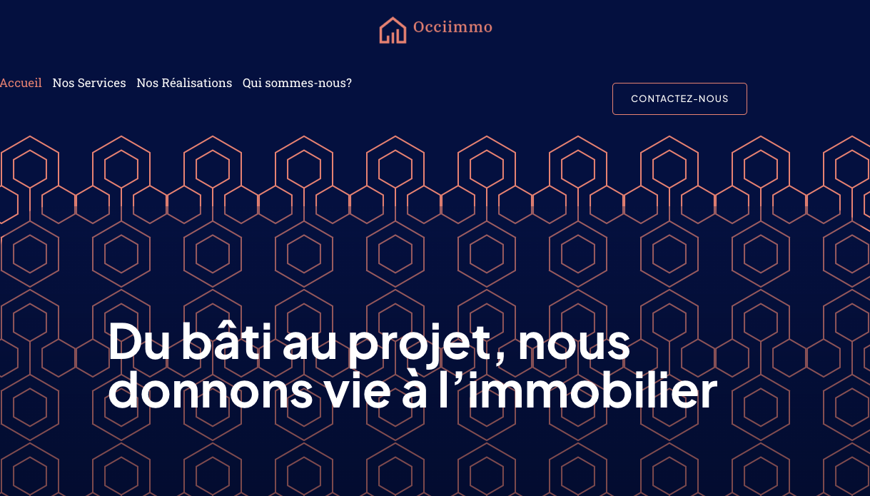Réalisation site internet pour marchand de biens