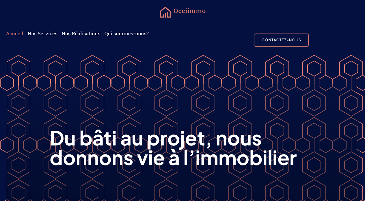 Réalisation site internet pour marchand de biens